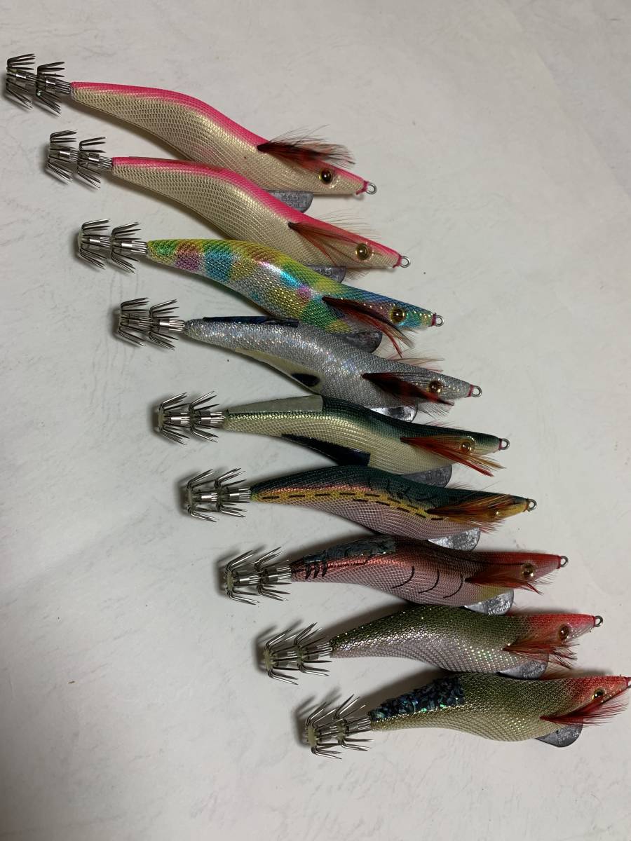 中古☆ブリーデン(BREADEN)☆エギマル 3.5号フリーフォール☆9本セット