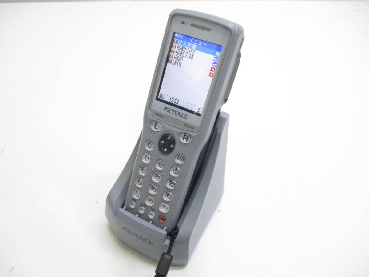 正常動作品 KEYENCE ハンディターミナル充電台 BT-UC10U ☆KEYENCE ハンディターミナル BT-1010 / BT-UC10U 充電台セット