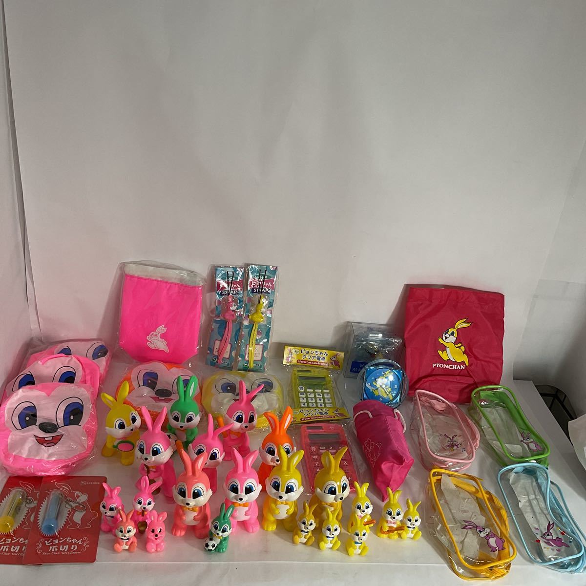 エスエス製薬 ピョンちゃん 非売品 ソフビ 董芸 昭和レトロ 黄色の
