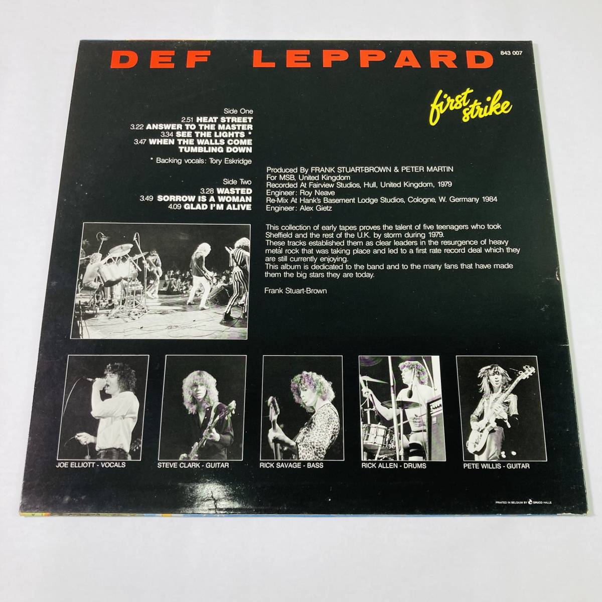 Leppard Def – Strike First | Unofficial LP Album - CD IN PRINTED 