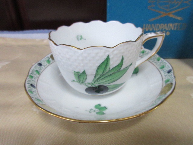 HEREND【アピシウスのハーブ】オーバルディッシュ ヘレンド ハンガリー