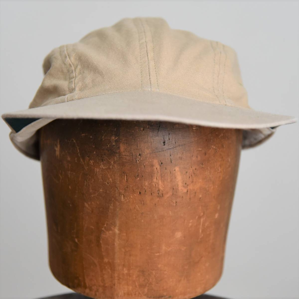 XL！ 80s 90s USA製 L.L.Bean コットン ロングビル キャップ 