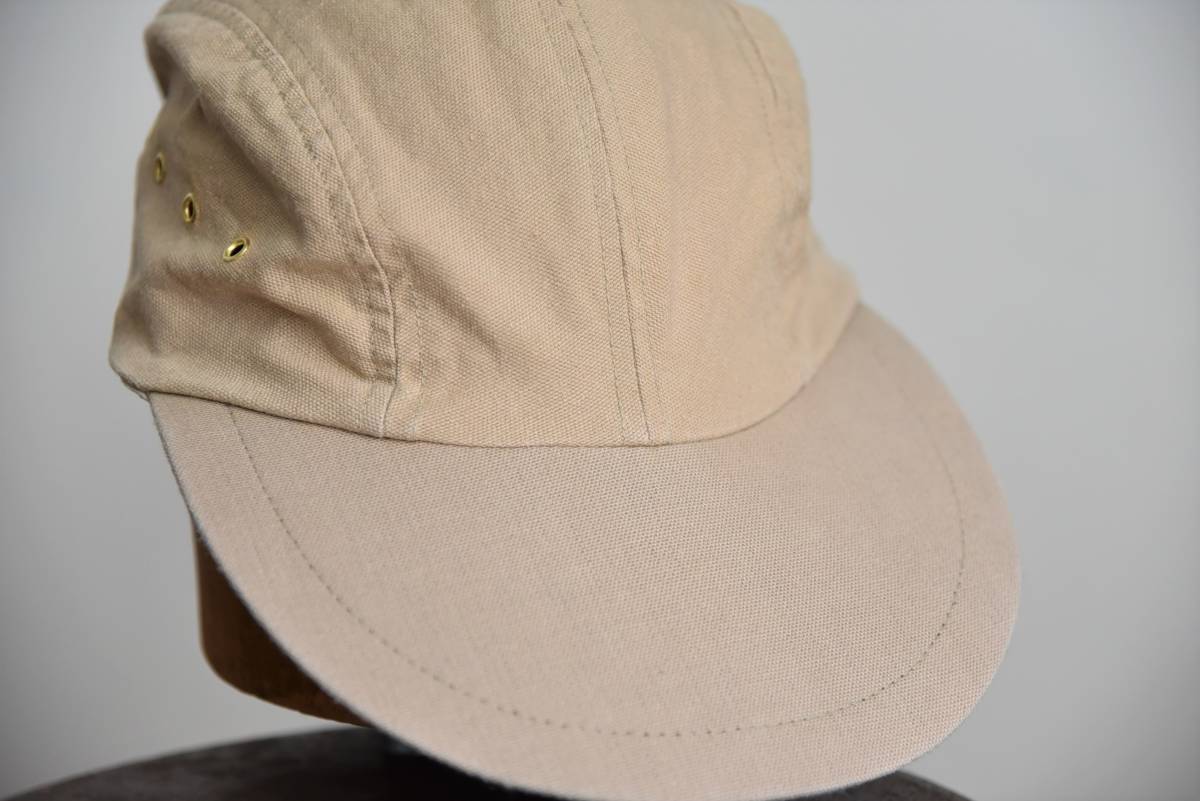 XL！ 80s 90s USA製 L.L.Bean コットン ロングビル キャップ 