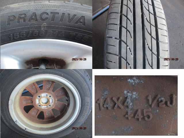HE22S ラパン アルトラパン 14インチ 純正 アルミホイール ホイール ブラック 1本 レオニスRT he22s | 安い商品を通販 14インチの通販 車用ホイール 1本の中古品