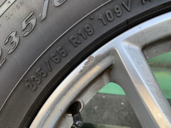 中古☆レンジローバー スポーツSE 純正ホイールとタイヤ4本セット☆19 
