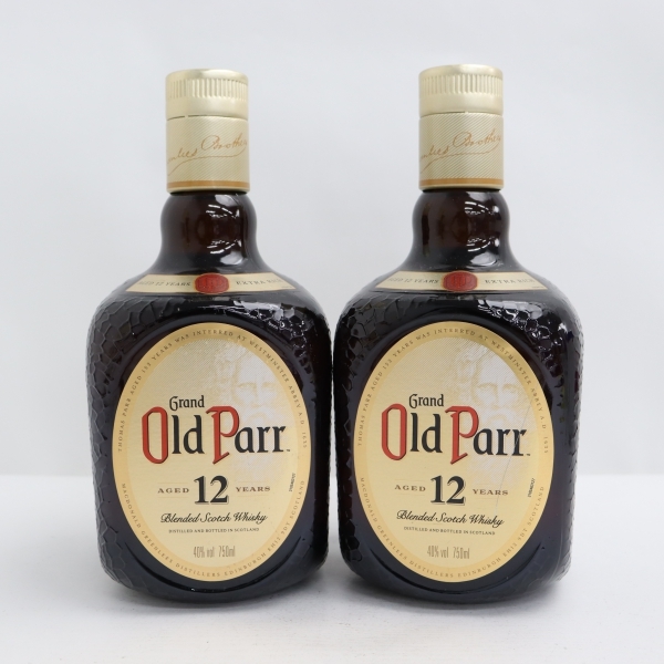 2本セット】Grand Old Parr（グランド オールド パー）12年 40％ 750ml