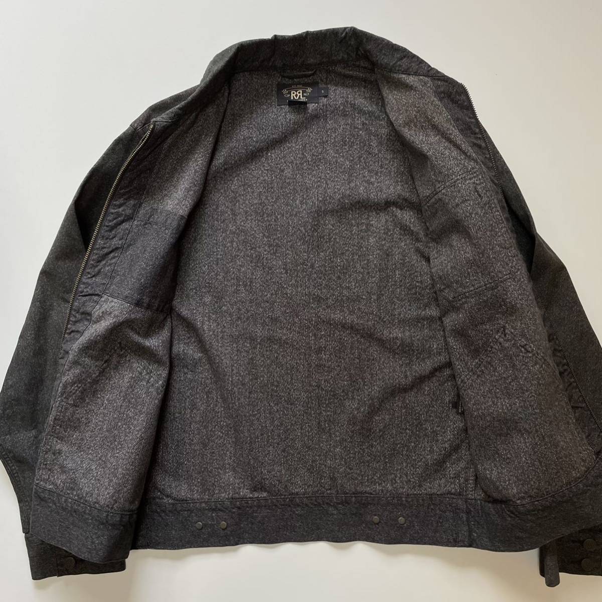 傑作】RRL “Black Chambray Work Jacket” S ブラック シャンブレー 黒 