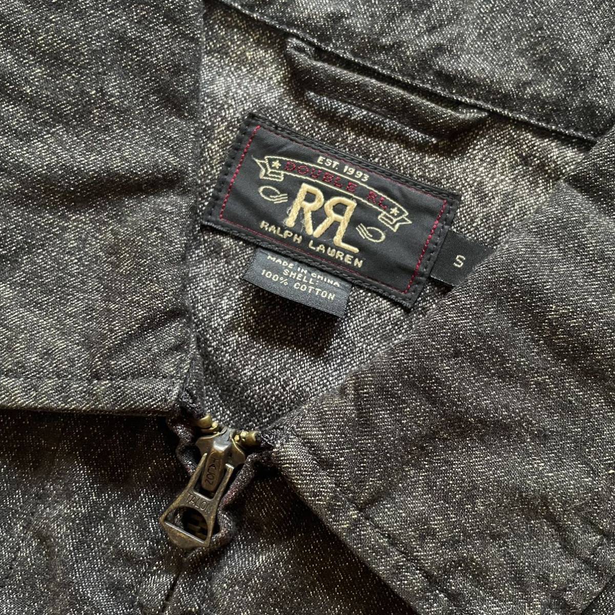 傑作】RRL “Black Chambray Work Jacket” S ブラック シャンブレー 黒 