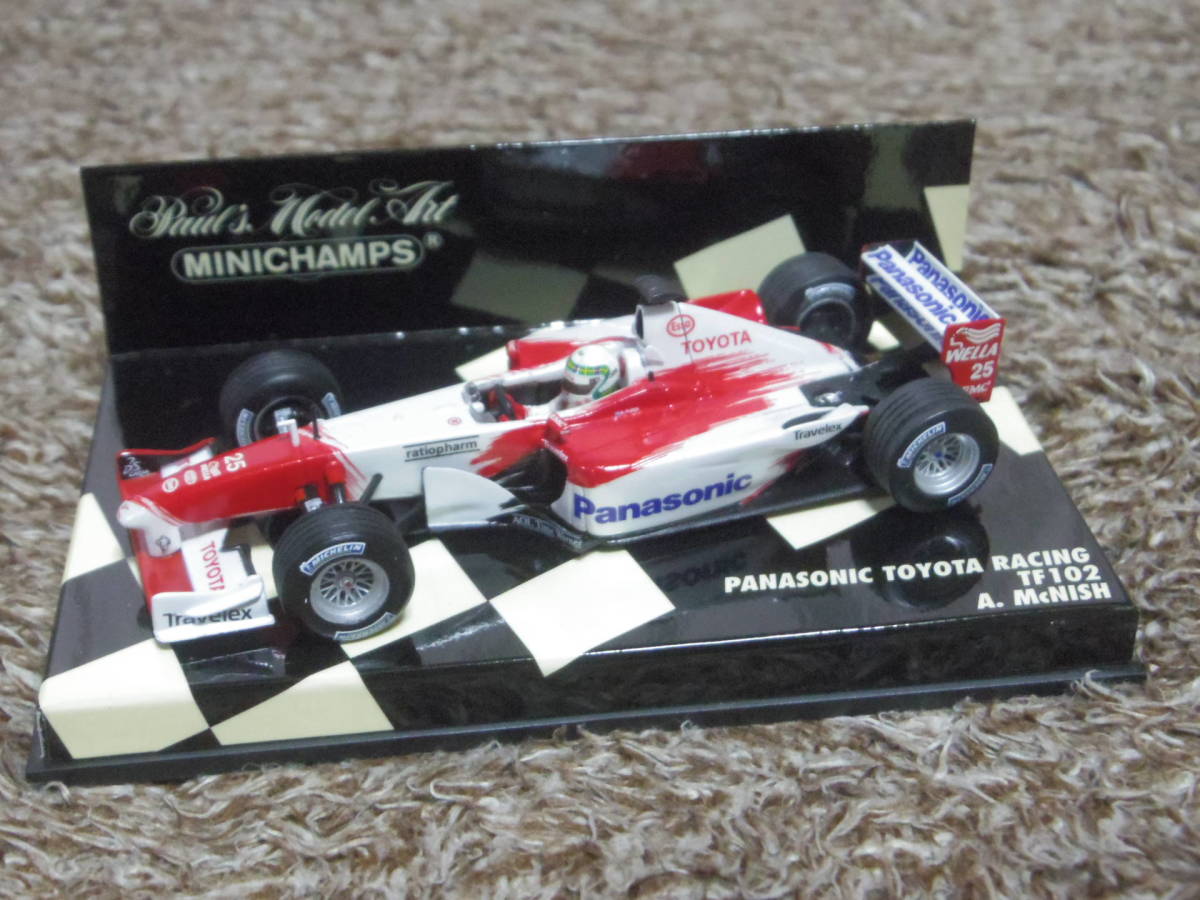 ミニチャンプス パナソニック・トヨタレーシング 歴代F-1マシン TF101 