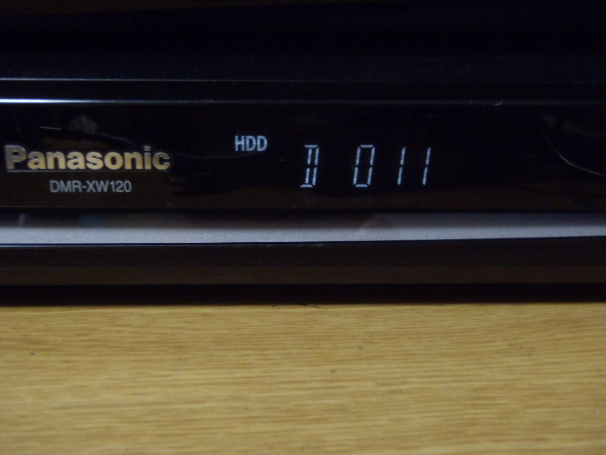 Panasonic DMR-XW120 DVDレコーダー Panasonic DIGA DMR-XW120 DVD