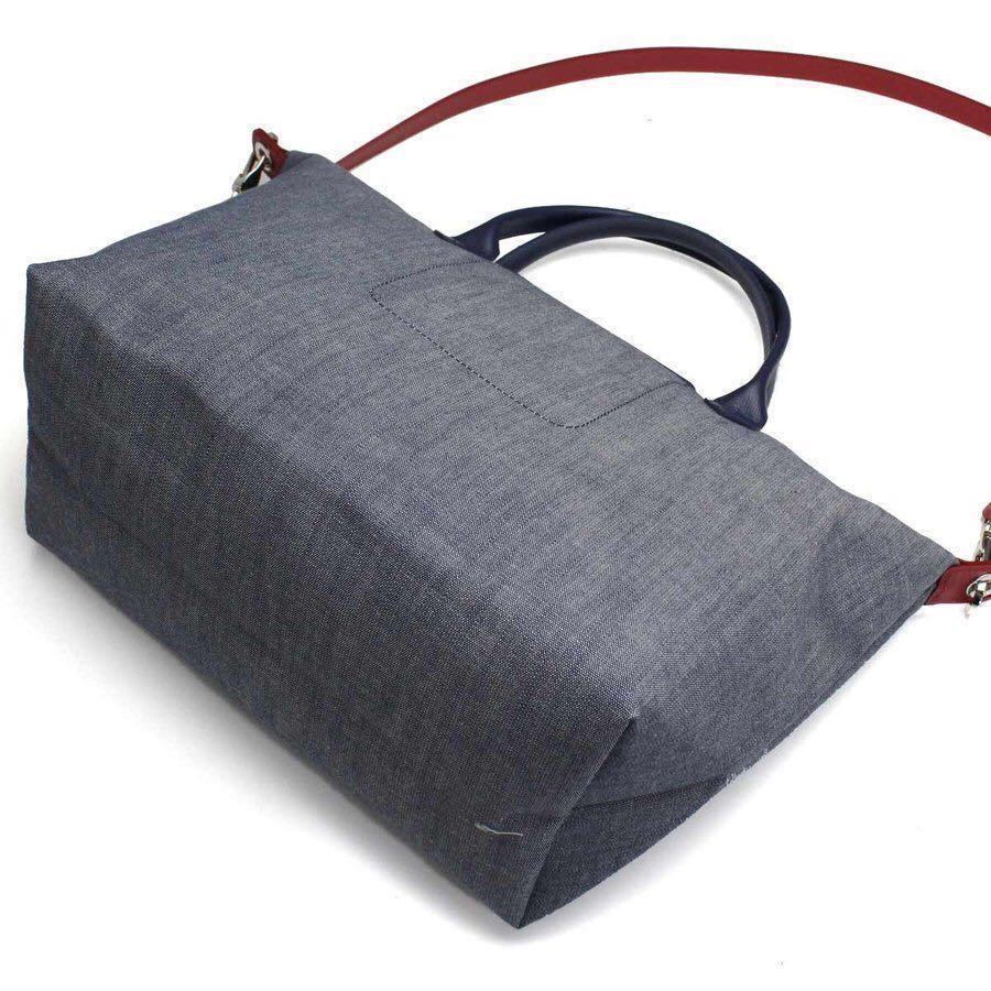 お値下げ☆LONGCHAMPプリアージュSオンザロードマリンデニム 2way 新品】ロンシャン LONGCHAMP トートバッグ限定 プリアージュオンザ