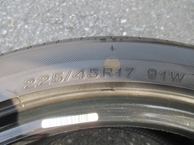 ブリヂストン　レグノ　ＧＲ－ＸＩＩ　２２５／４５Ｒ１７　2021年製　４本セット　店頭交換作業可　手渡し可　埼玉　川越 REGNO REGNO GR-XII 225&frasl;45R17 GRXII、2022年 gr オークション