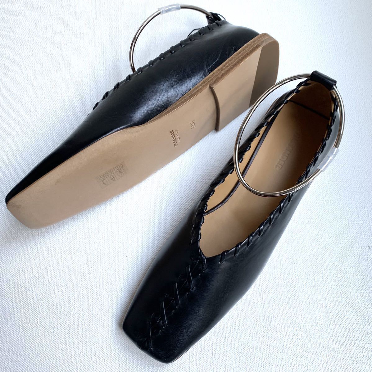 新品 JIL SANDER ジルサンダー アンクル ブレスレット スクエアトゥ