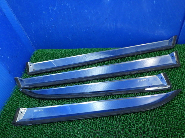 C】日産純正OP? オプション? ステンレス ドアバイザー 雨除け 4枚  