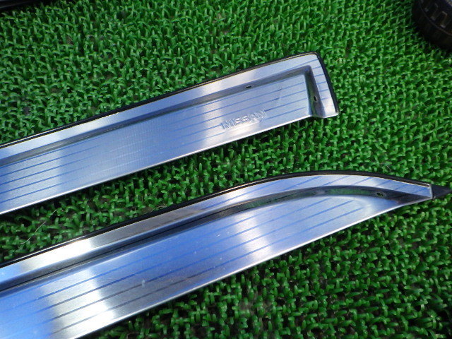 C】日産純正OP? オプション? ステンレス ドアバイザー 雨除け 4枚  