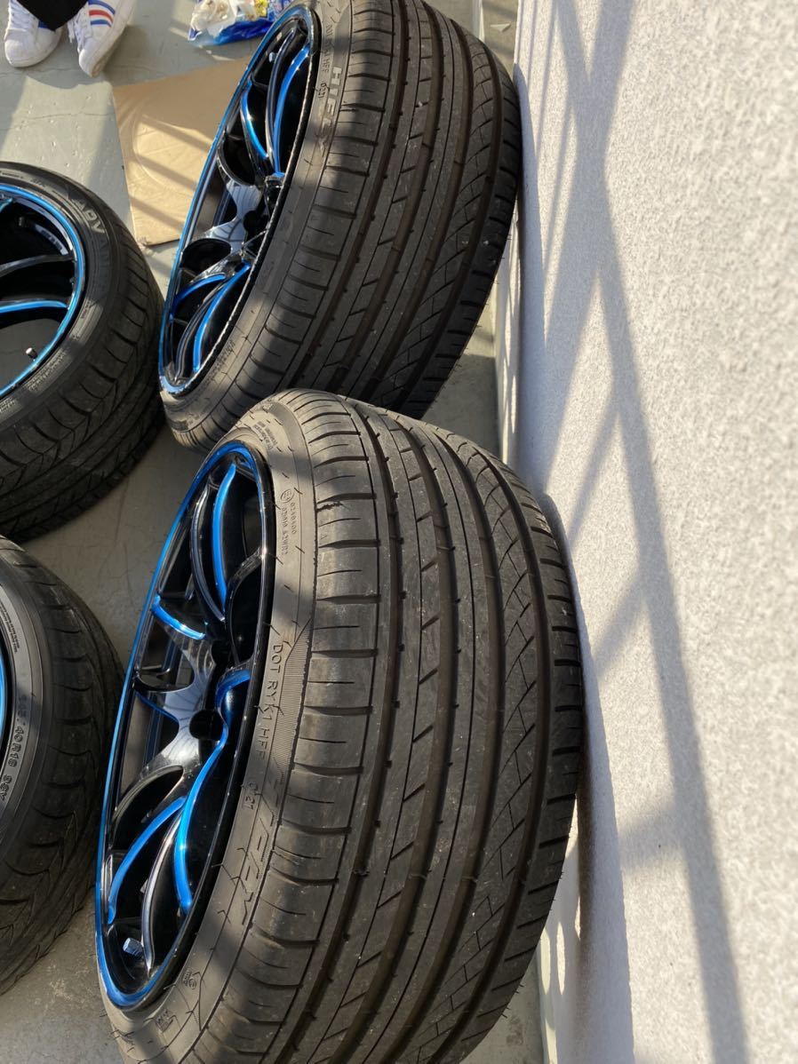 Work Emotion CR Kiwami 18インチ 9.5j +30. 8.5j +38. 青藍 PCD114.3 225/40/R18 245/40/R18 