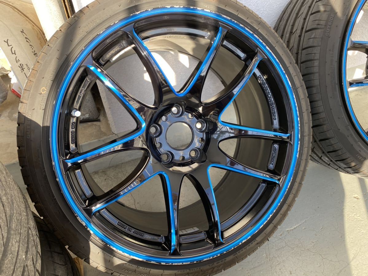 Work Emotion CR Kiwami 18インチ 9.5j +30. 8.5j +38. 青藍 PCD114.3 225/40/R18 245/40/R18 