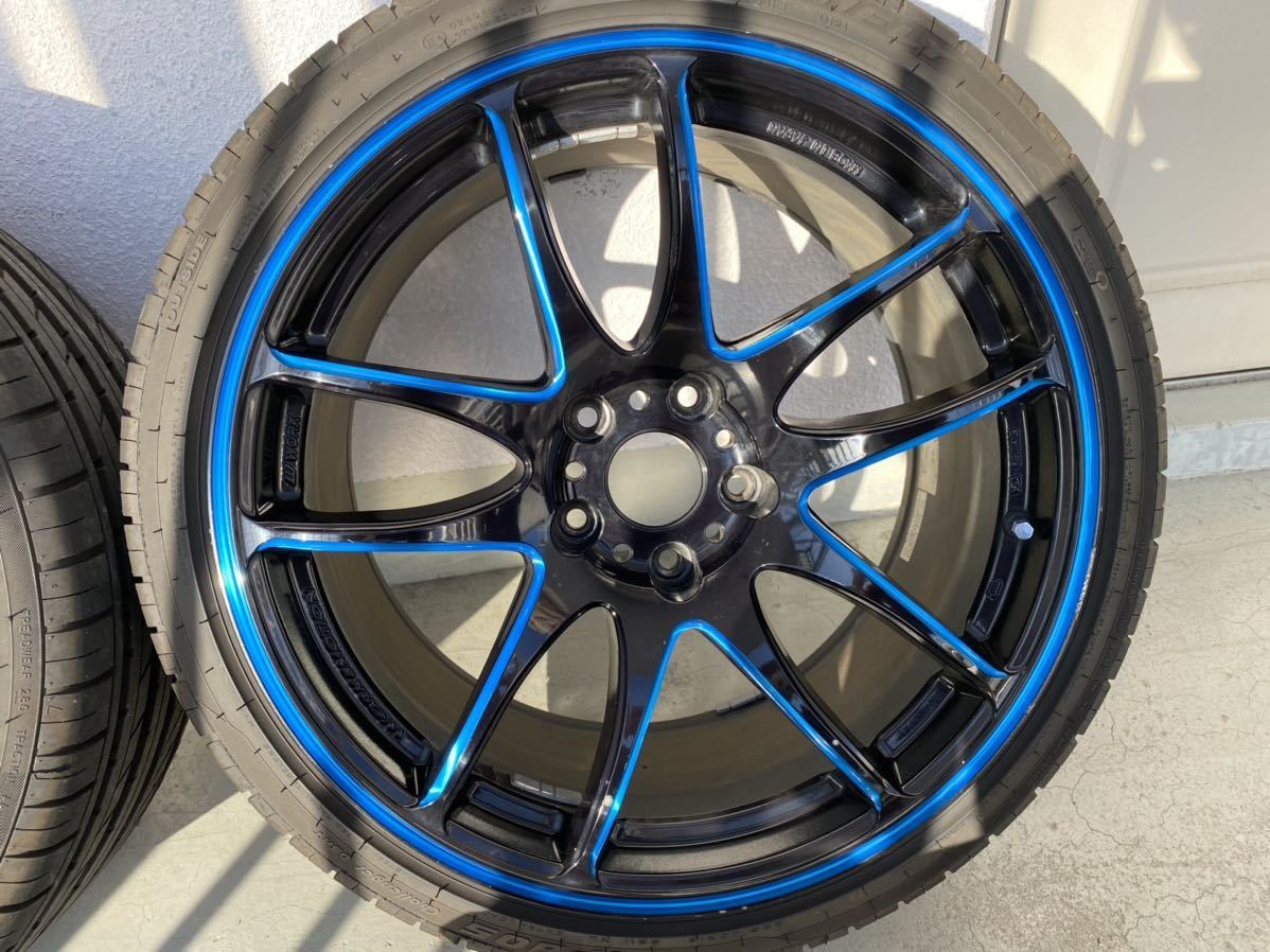 Work Emotion CR Kiwami 18インチ 9.5j +30. 8.5j +38. 青藍 PCD114.3 225/40/R18 245/40/R18 