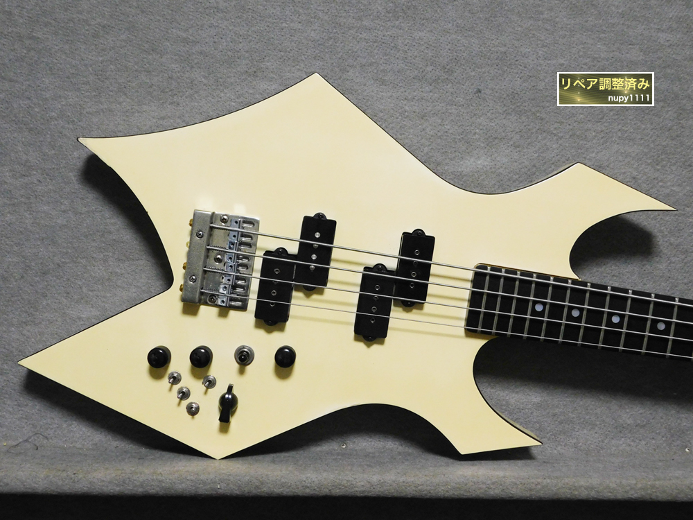 B.C.Rich WARLOCK Bass（白） 日本製(エレキベース本体)｜売買された 