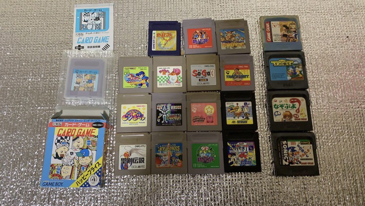 Nintendo 任天堂 ゲームボーイ ゲームギア ソフト ロックマン ポケモン ボンバーマン など まとめて ジャンク その他 売買されたオークション情報 Yahooの商品情報をアーカイブ公開 オークファン Aucfan Com