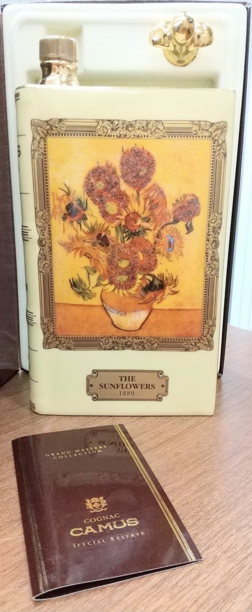 カミュCAMUS ブック/ゴッホひまわり CAMUS コニャックデカンター