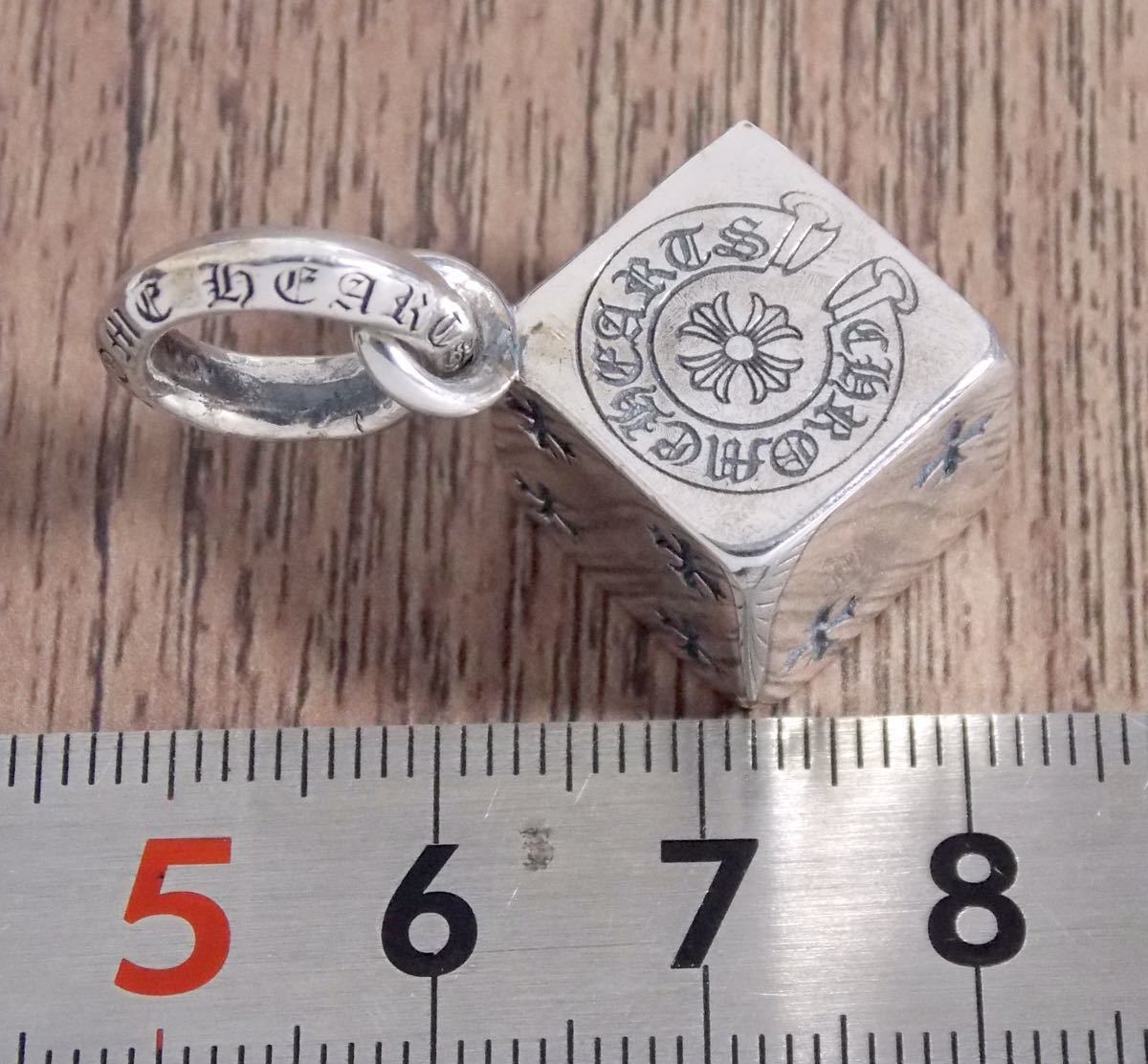 CHROME HEARTSクロムハーツ☆ダイスチャーム/新品加工/インボイス/1円 