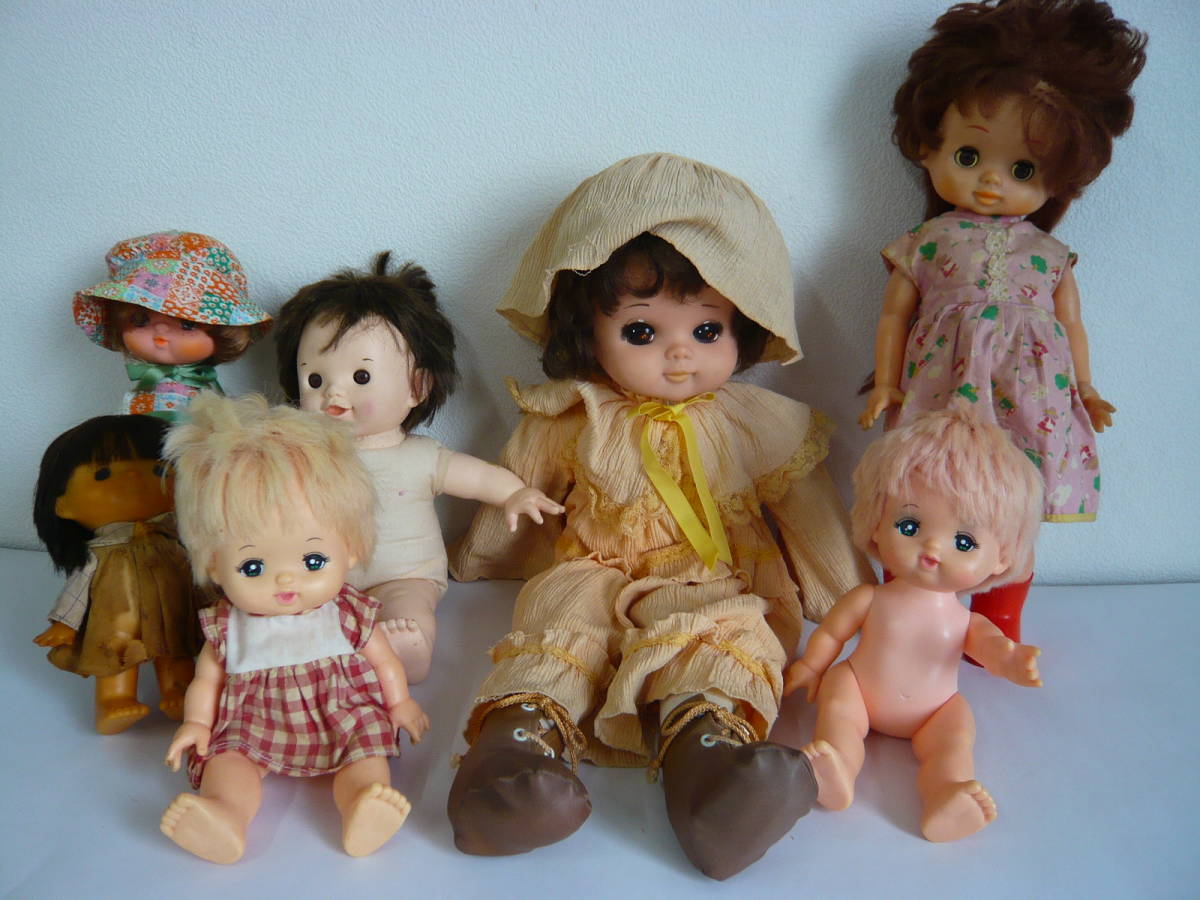 浜 女の子向け人形 7点まとめ 昭和レトロ ぽぽちゃん メルちゃん ドール ソフビ インテリア おもちゃ 汚れ ほつれあり 浜5 001 その他 売買されたオークション情報 Yahooの商品情報をアーカイブ公開 オークファン Aucfan Com
