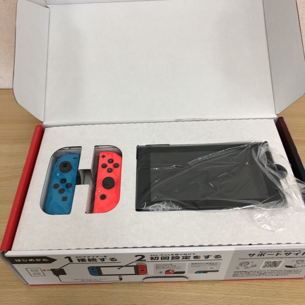 1円〜 美品 Nintendo Switch 任天堂 ネオンブルー ネオンレッド