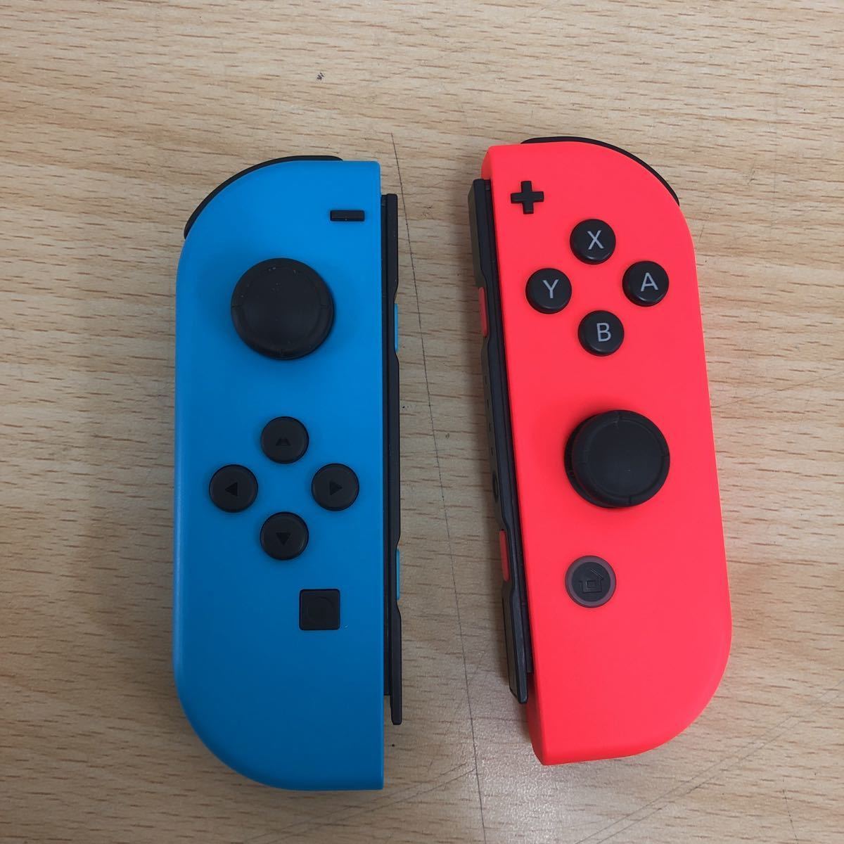 1円〜 美品 Nintendo Switch 任天堂 ネオンブルー ネオンレッド