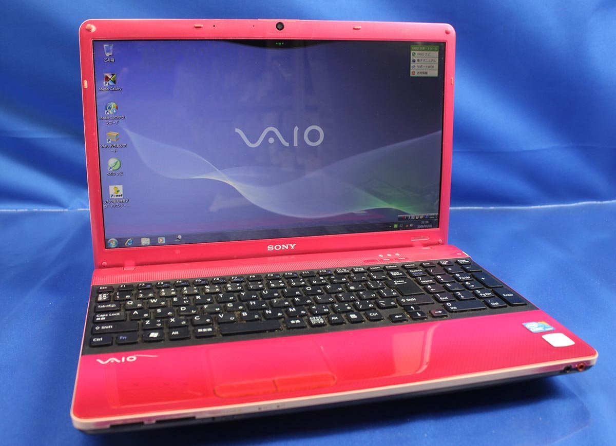 Windows7 AC付 OS有 SONY VAIO/Core i3-M380/メモリ8GB/SSD120GB 