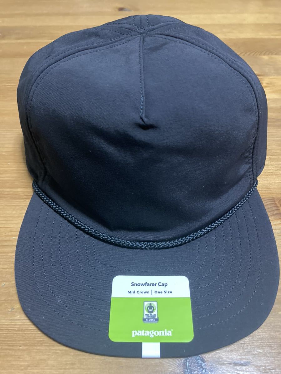 Patagonia パタゴニア キャップSNOWFARER CAP ブラック スノーフェア
