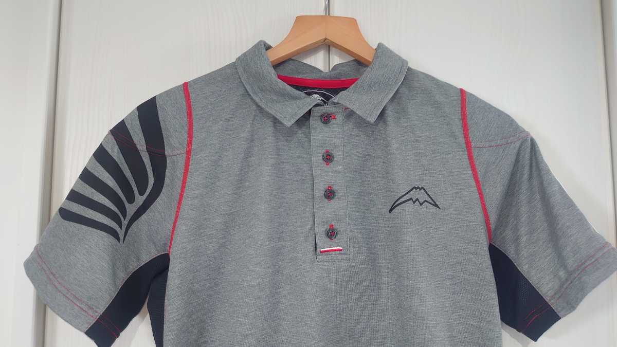 KUSHITANI クシタニ Cafeポロシャツ Lサイズ グレー K-1924T (シャツ