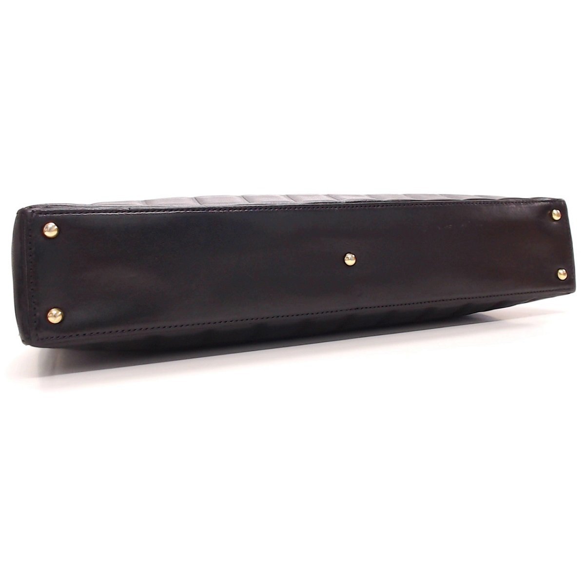 1円超美品☆シャネル☆ラムスキン　チョコバー　32㎝　トート　黒　G金具【CHANEL】 CHANEL シャネル チョコバー チョコバーミニフラップキューブラインストーン A15316 60回払いまで金利0%シャネル