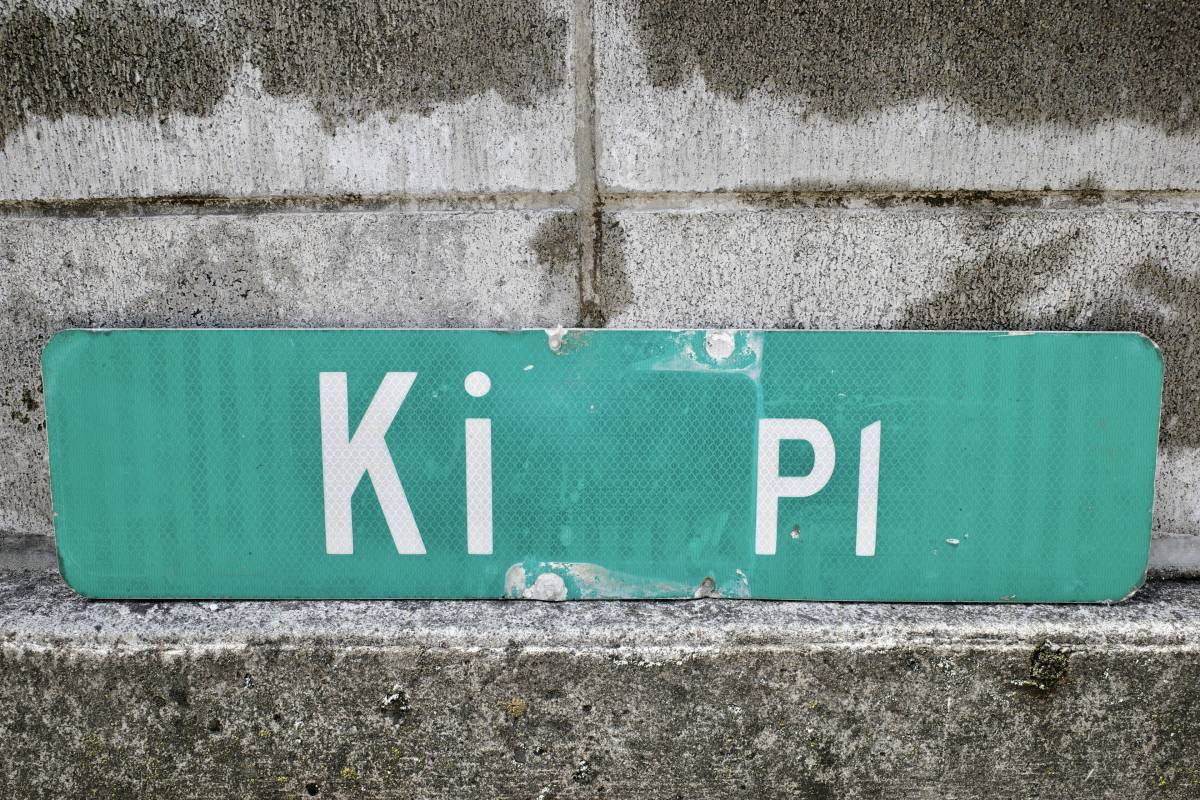 ビンテージ HAWAII ハワイ KI PI ロードサイン 看板 ハイウェイ 世田谷