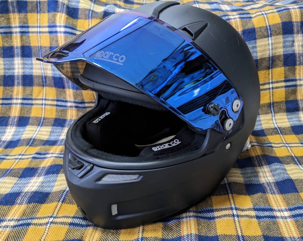 SPARCO スパルコ ヘルメット 4輪用 FIA公認 AIR RF-5W HANSアンカー付 