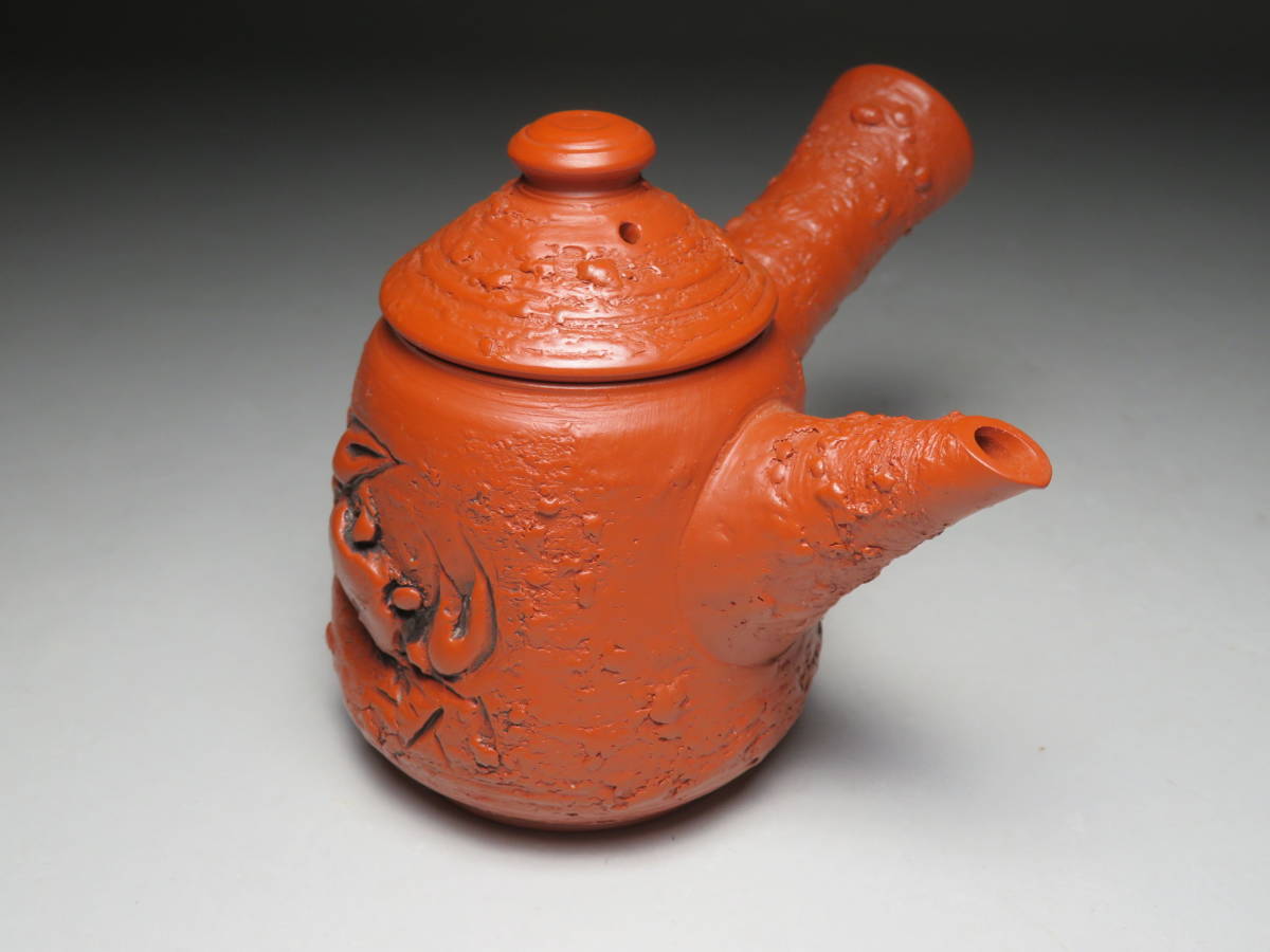 希少品 蟹彫り 煎茶碗 盃 茶道具 茶碗 3客 ぽく 