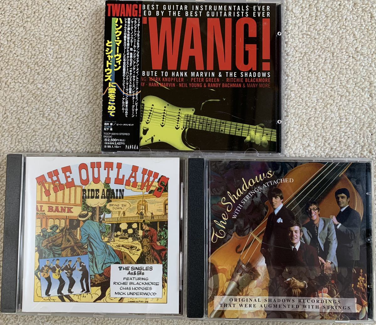ハンク マーヴィン Hank Marvin The Shadows The Outlaws リマスター Best リッチー ブラックモア Brian May Tony Iommi Steve Stevens 一般 売買されたオークション情報 Yahooの商品情報をアーカイブ公開 オークファン Aucfan Com