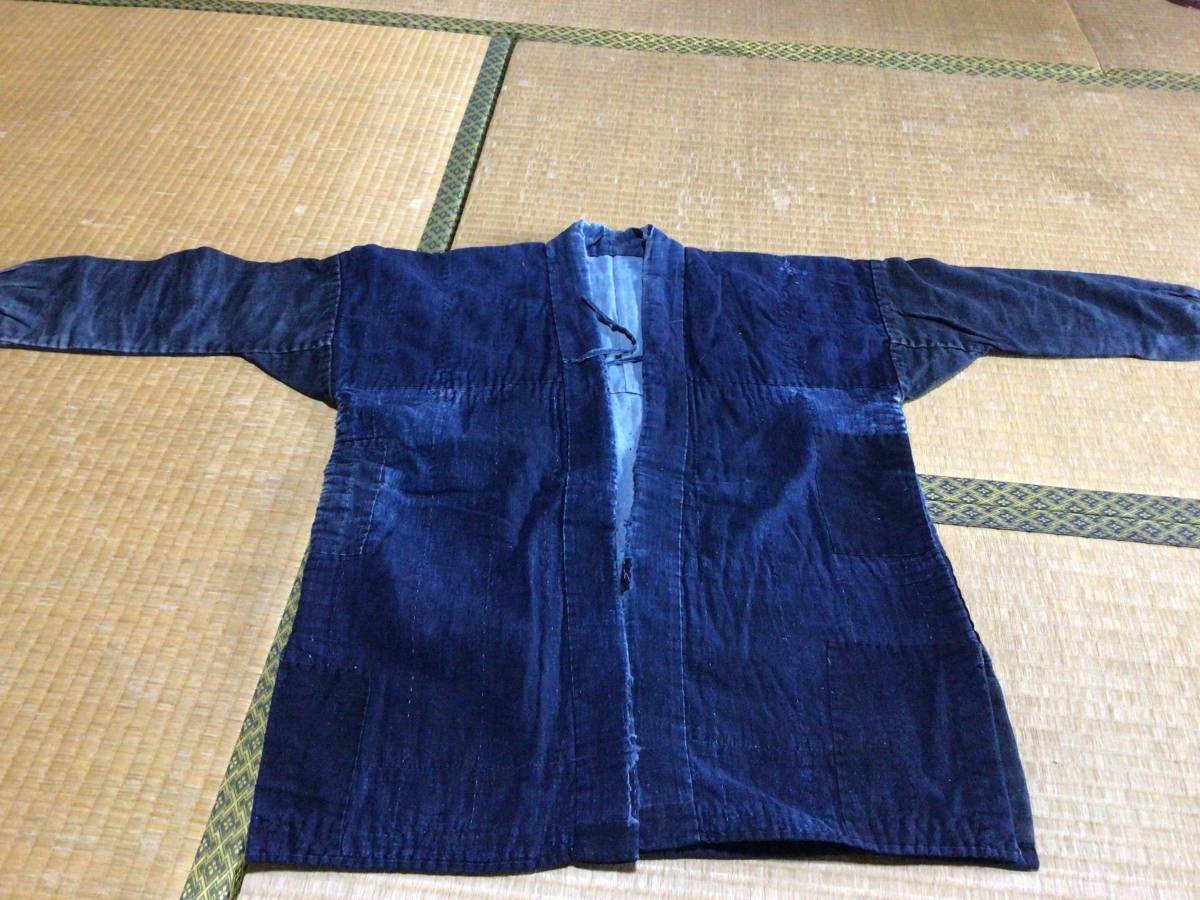 【2026，定番人気】 はなだの古布：：藍無地木綿袖長襤褸野良着(一般)｜売買されたオークション情報、yahooの商品情報をアーカイブ公開 - オークファン 一般