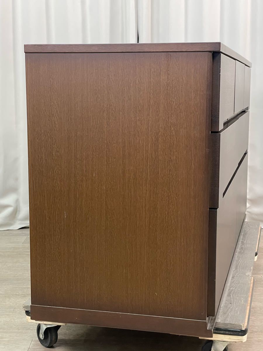 G658 IDC 大塚家具 府中家具 佐々木木工 ワイドチェスト ローチェスト