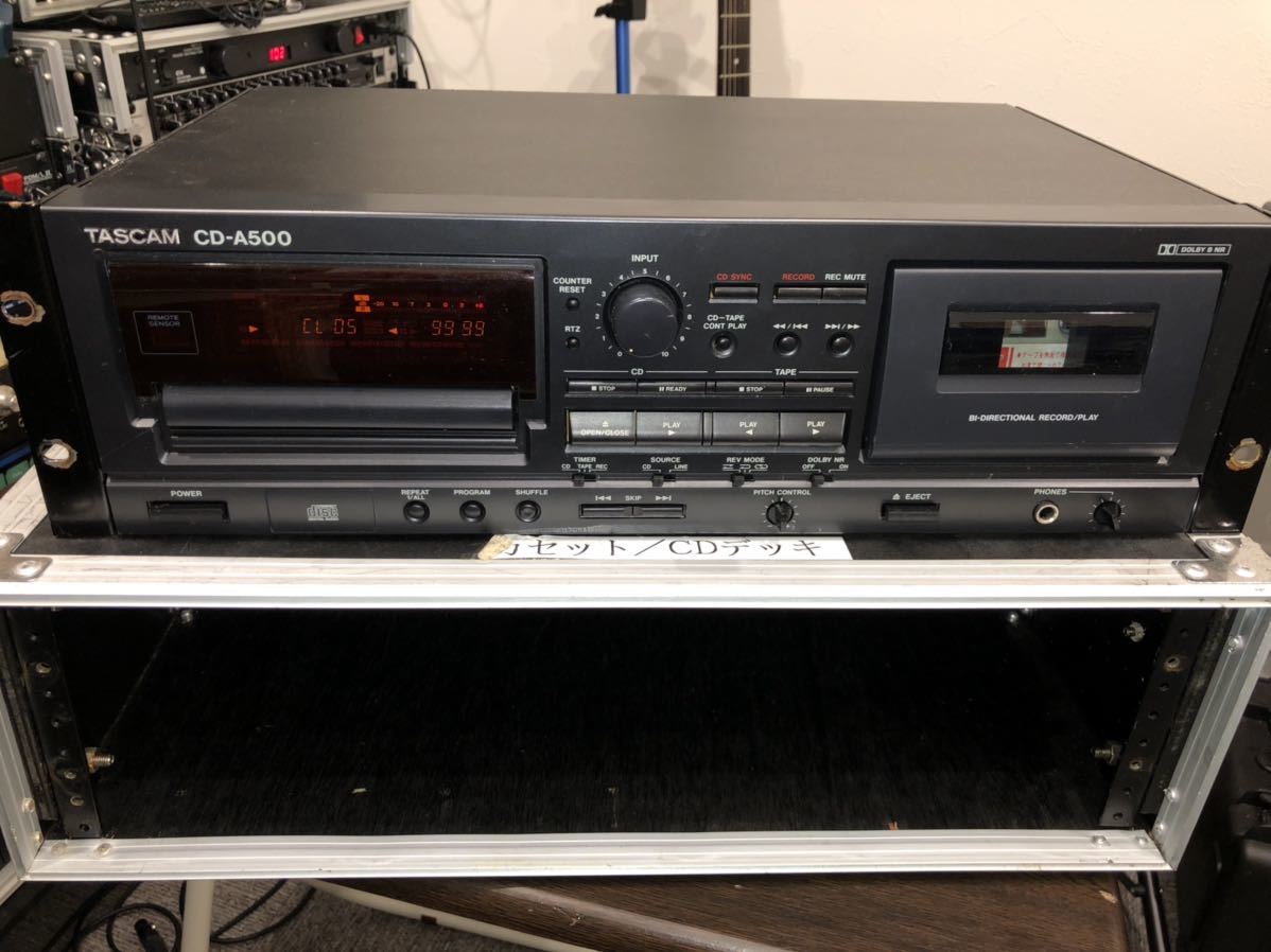 TASCAM CD-A500 CDプレーヤー カセットデッキ 本体 CD-A500 | 業務用CD