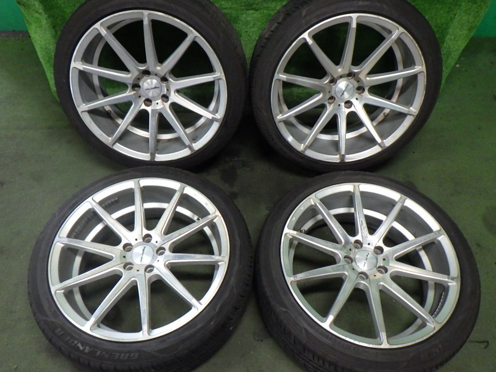 確認写真 HYPERION 245/40ZR20インチ 8.5J 9.5J(+45) PCD114.3 5穴 アルミ
