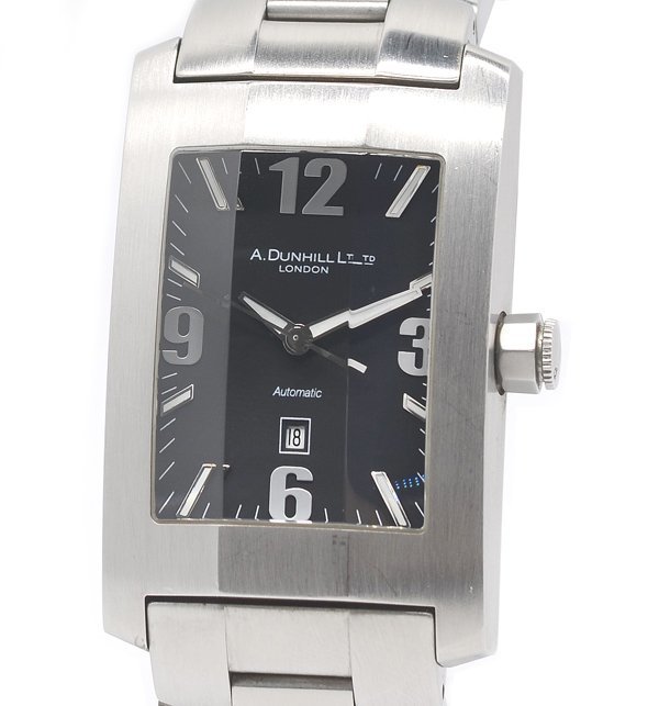 ☆dunhill ダンヒル ダンヒリオン 8040 メンズ 自動巻き 黒文字盤
