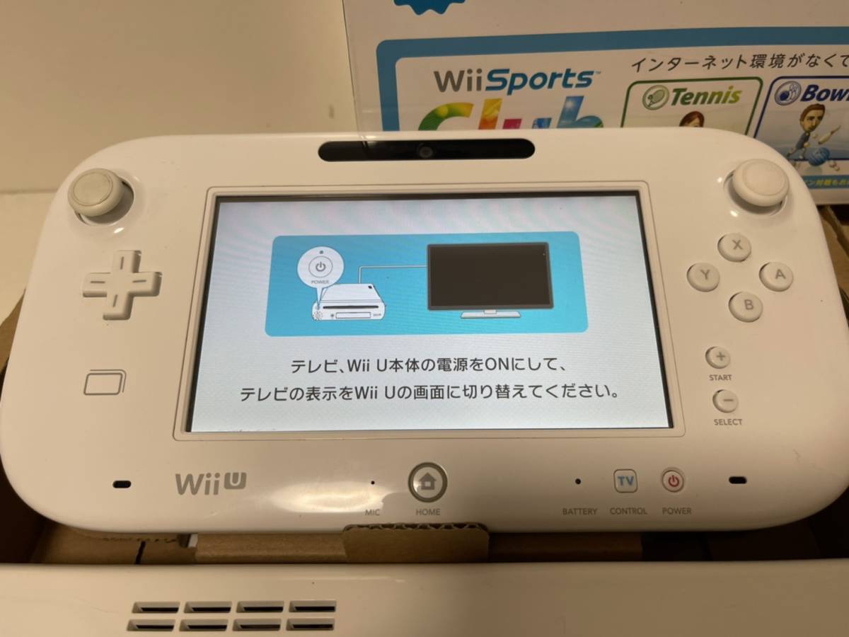1円 任天堂 Wiiu 本体 スポーツプレミアム セット シロ 32gb 内蔵ソフト Wiiスポーツクラブライト ゲームパッド アダプタ Wii U本体 売買されたオークション情報 Yahooの商品情報をアーカイブ公開 オークファン Aucfan Com