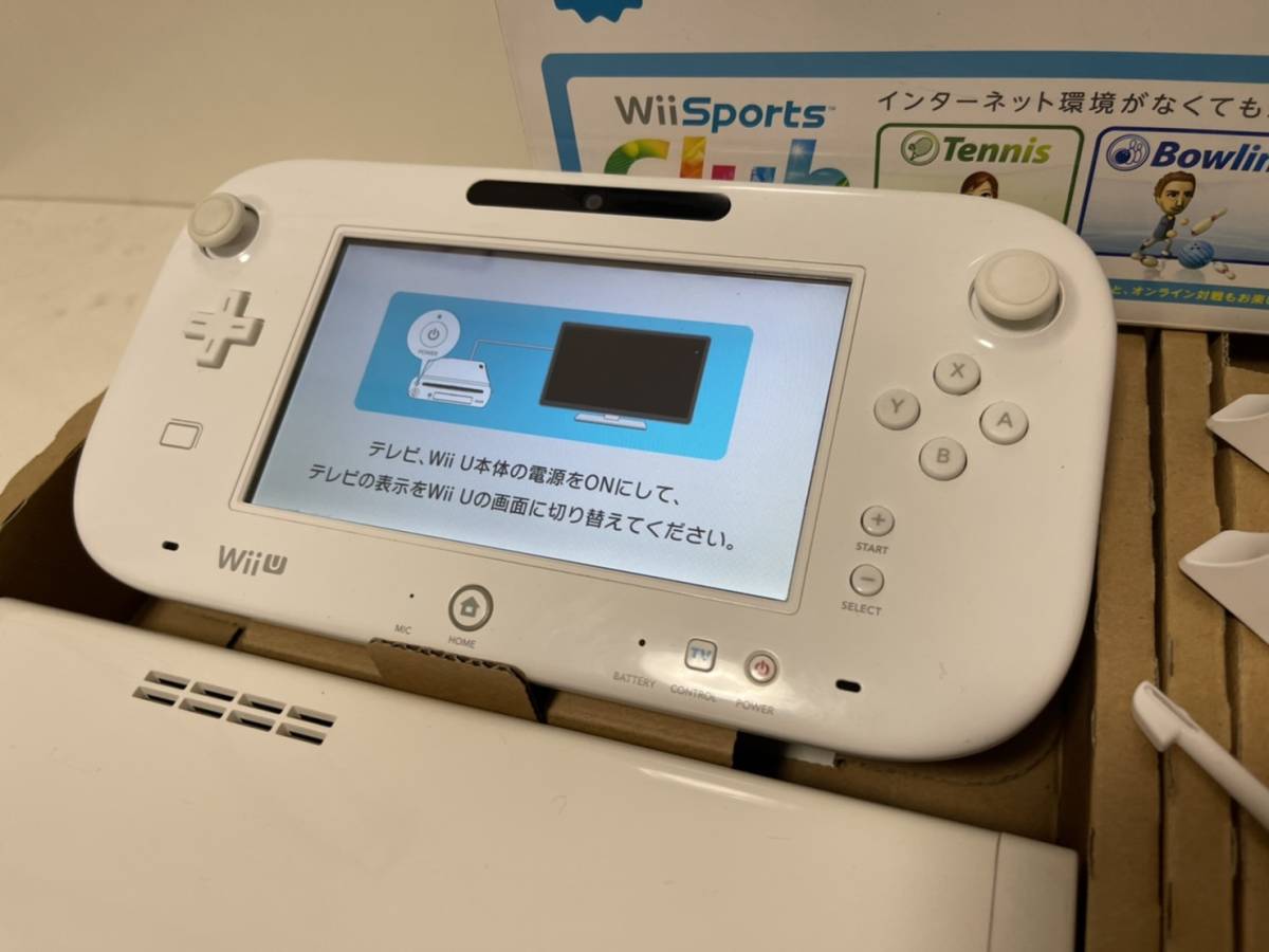 1円 任天堂 Wiiu 本体 スポーツプレミアム セット シロ 32gb 内蔵ソフト Wiiスポーツクラブライト ゲームパッド アダプタ Wii U本体 売買されたオークション情報 Yahooの商品情報をアーカイブ公開 オークファン Aucfan Com