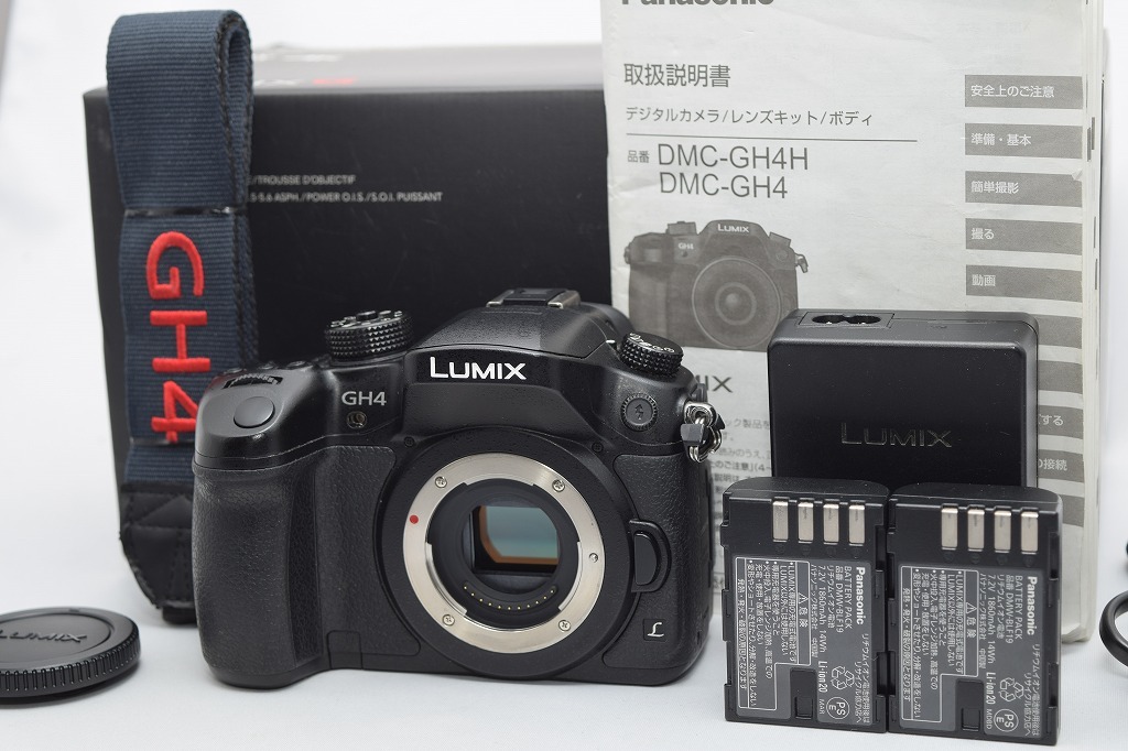 良品★Panasonic パナソニック DMC-GH4 ボディ★元箱付・予備バッテリー付