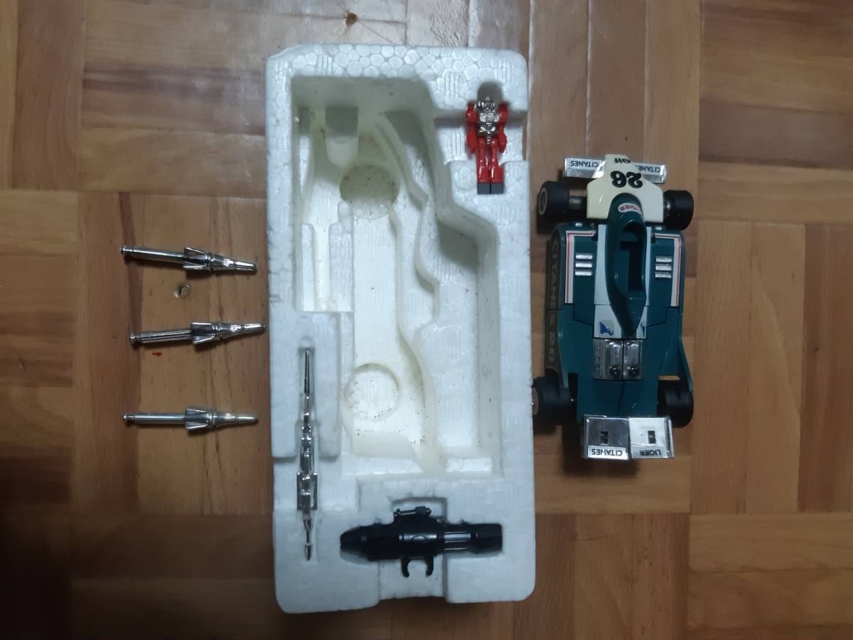 当時物 タカラ ダイアクロン カーロボット No.16 F-1・リジェJS11