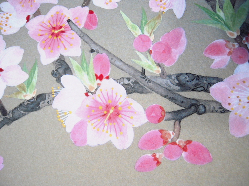 森田りえ子(梨慧) リトグラフ2点 椿/桜 版上サイン」画像を見て下さい
