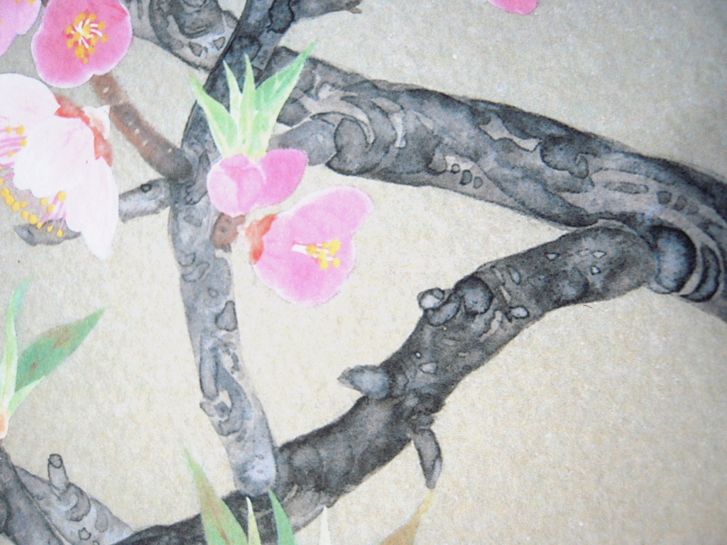 森田りえ子(梨慧) リトグラフ2点 椿/桜 版上サイン」画像を見て下さい