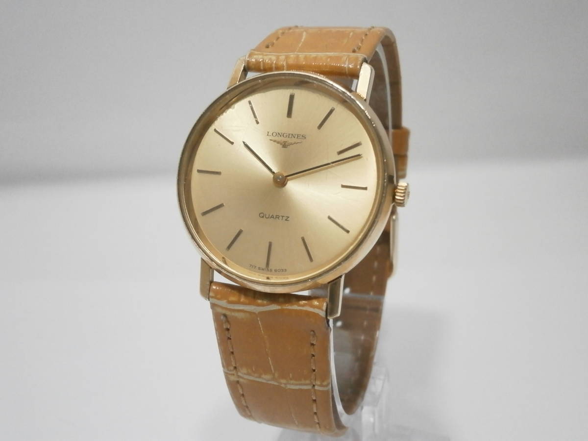 LONGINES 717 SWISS 6033 ゴールド LONGINES 717 SWISS 6033 ゴールド