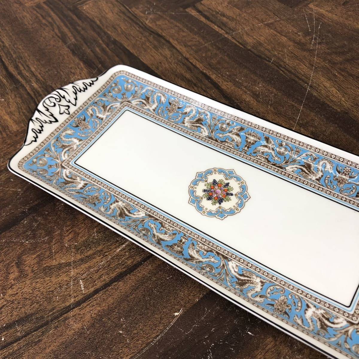WEDGWOOD ウェッジウッド フロレンティーン ターコイズ プレート 